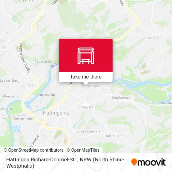 Карта Hattingen Richard-Dehmel-Str.