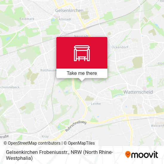 Карта Gelsenkirchen Frobeniusstr.