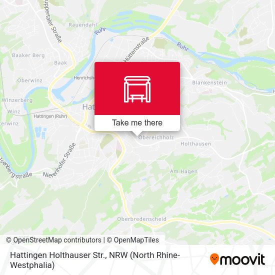 Карта Hattingen Holthauser Str.