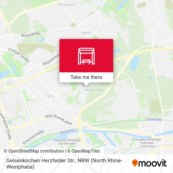 Карта Gelsenkirchen Herzfelder Str.