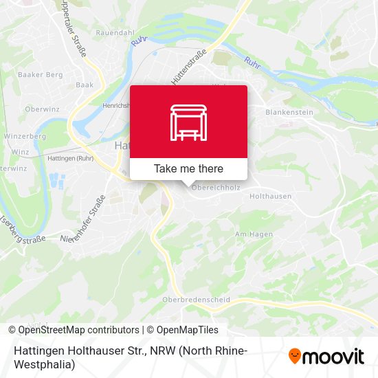 Карта Hattingen Holthauser Str.