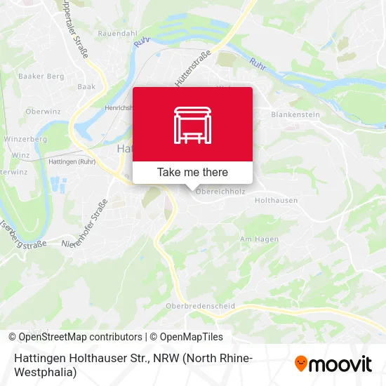 Карта Hattingen Holthauser Str.