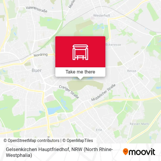 Gelsenkirchen Hauptfriedhof map