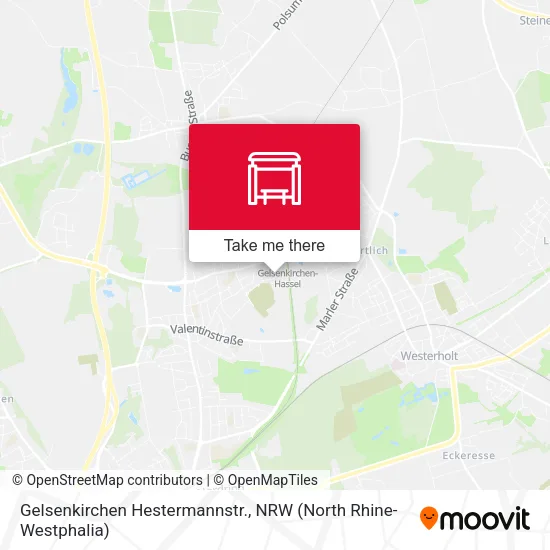 Карта Gelsenkirchen Hestermannstr.