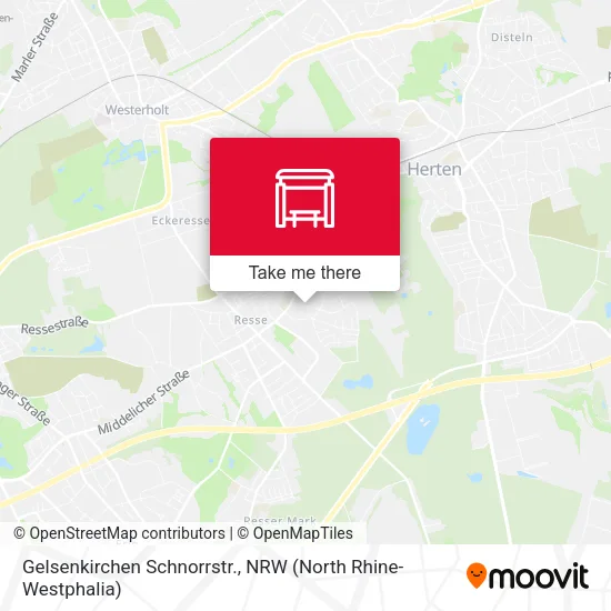 Карта Gelsenkirchen Schnorrstr.