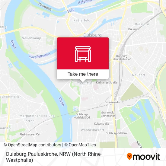 Карта Duisburg Pauluskirche