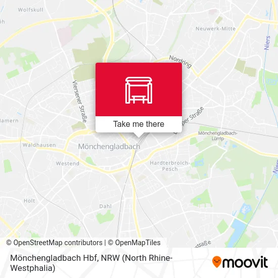 Карта Mönchengladbach Hbf