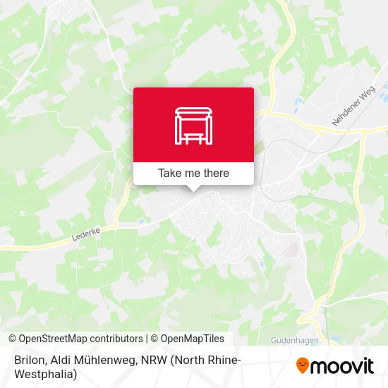 Карта Brilon, Aldi Mühlenweg