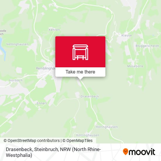 Drasenbeck, Steinbruch map