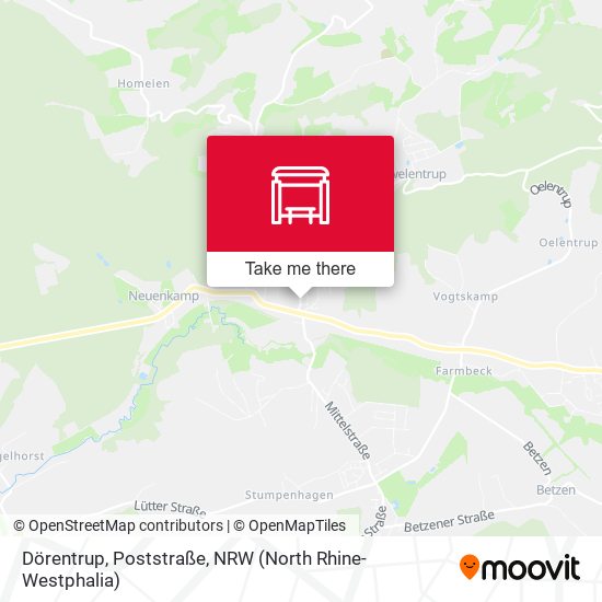 Dörentrup, Poststraße map