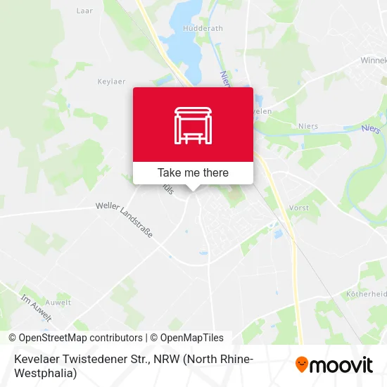 Карта Kevelaer Twistedener Str.