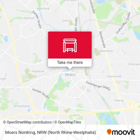 Карта Moers Nordring
