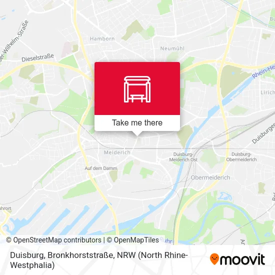 Карта Duisburg, Bronkhorststraße