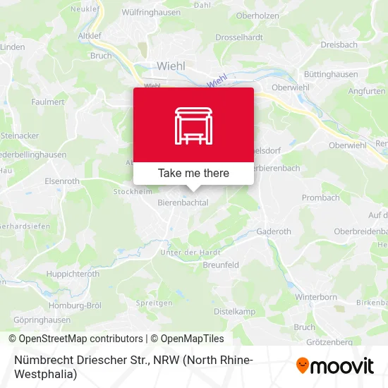 Nümbrecht Driescher Str. map
