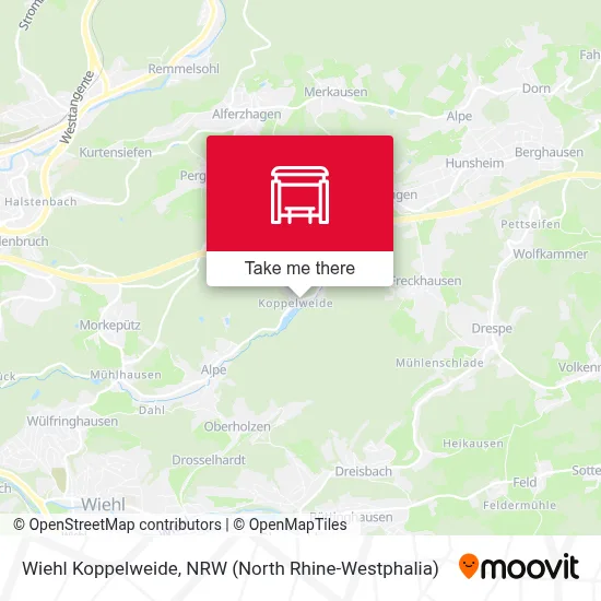 Wiehl Koppelweide map