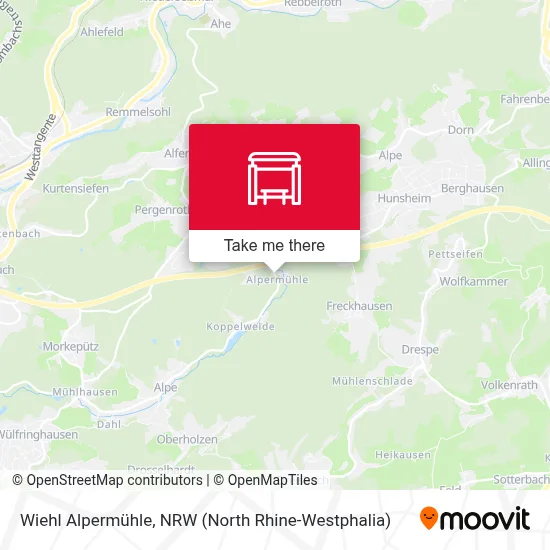 Wiehl Alpermühle map