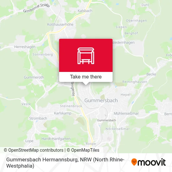 Gummersbach Hermannsburg map