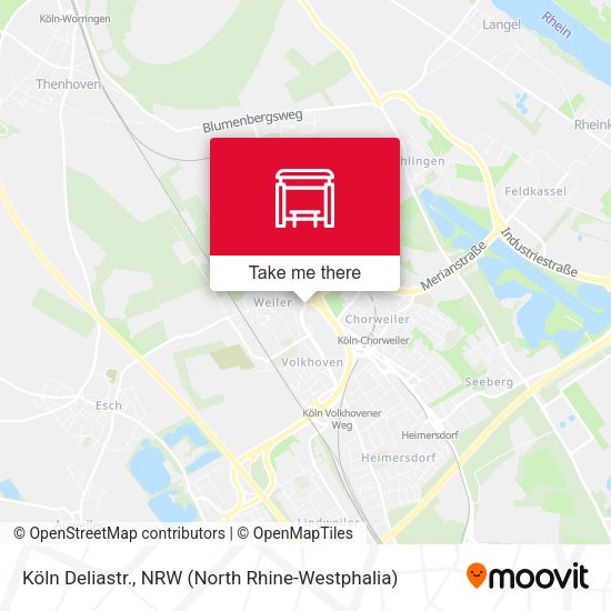 Карта Köln Deliastr.