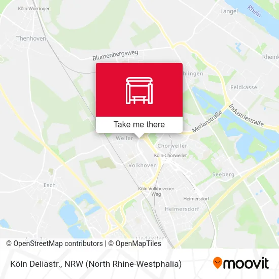 Карта Köln Deliastr.