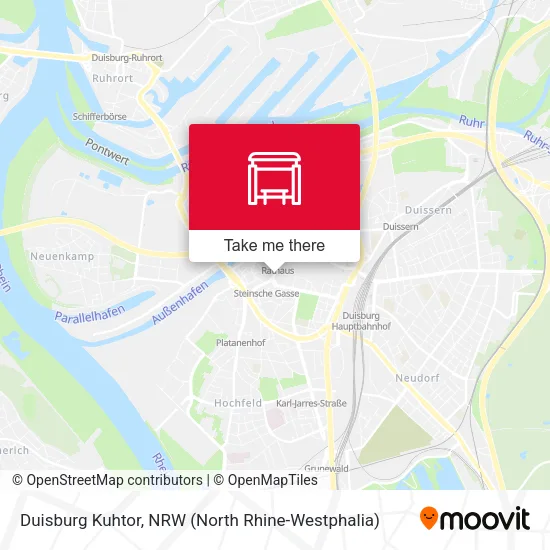 Карта Duisburg Kuhtor