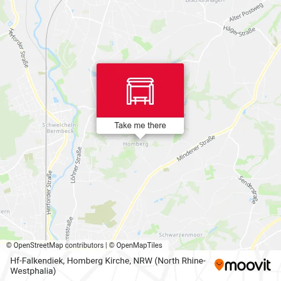 Hf-Falkendiek, Homberg Kirche map