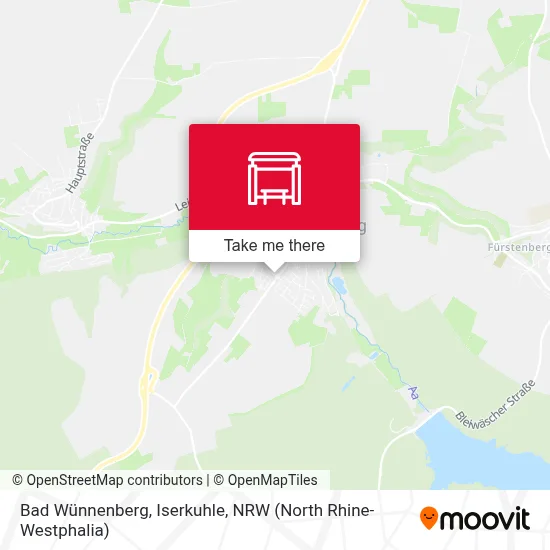 Bad Wünnenberg, Iserkuhle map