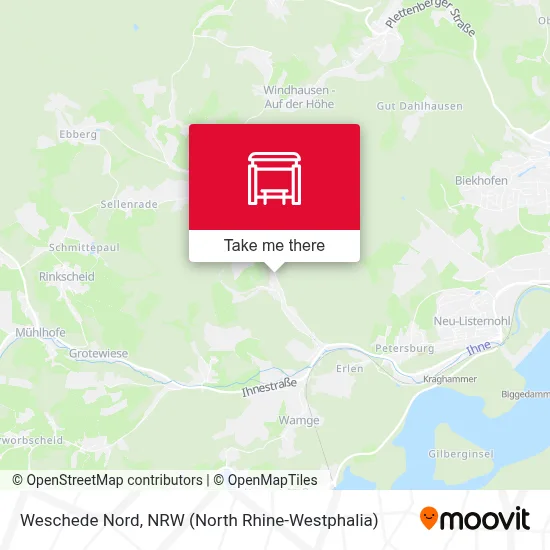 Weschede Nord map