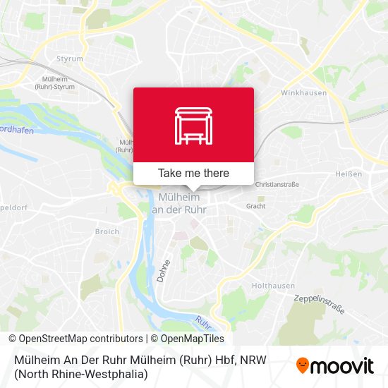 Карта Mülheim An Der Ruhr Mülheim (Ruhr) Hbf