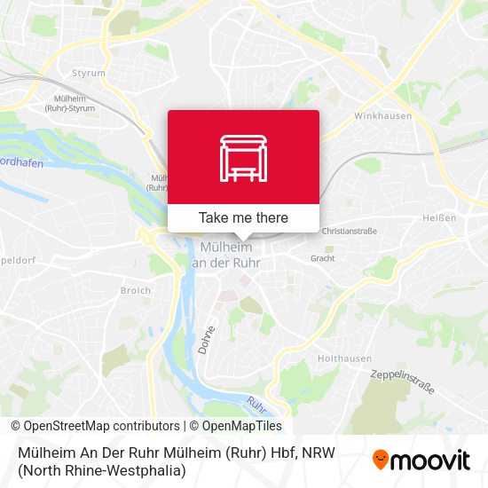 Карта Mülheim An Der Ruhr Mülheim (Ruhr) Hbf