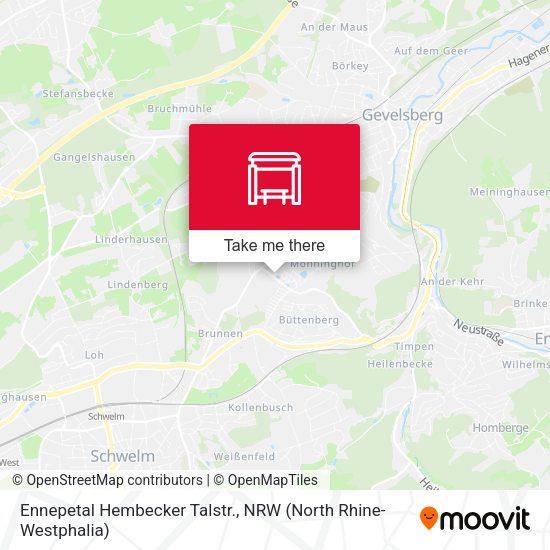 Карта Ennepetal Hembecker Talstr.