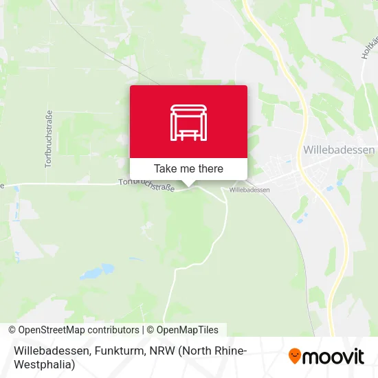 Карта Willebadessen, Funkturm