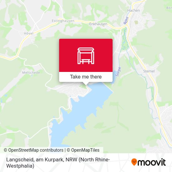 Карта Langscheid, am Kurpark