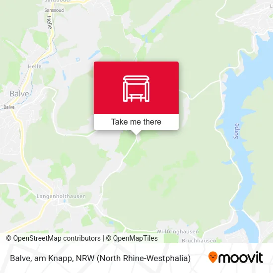 Карта Balve, am Knapp