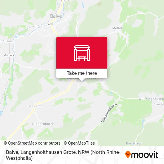 Карта Balve, Langenholthausen Grote