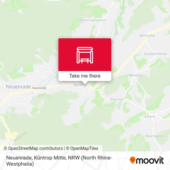 Neuenrade, Küntrop Mitte map