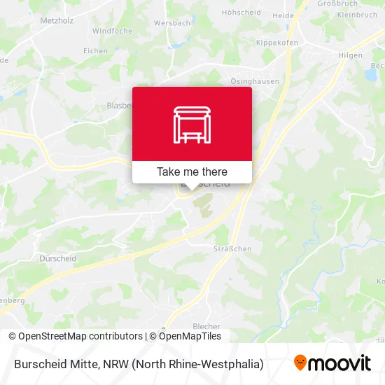 Карта Burscheid Mitte