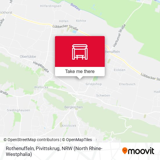 Rothenuffeln, Pivittskrug map