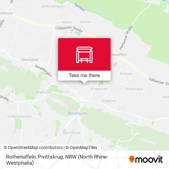 Карта Rothenuffeln, Pivittskrug
