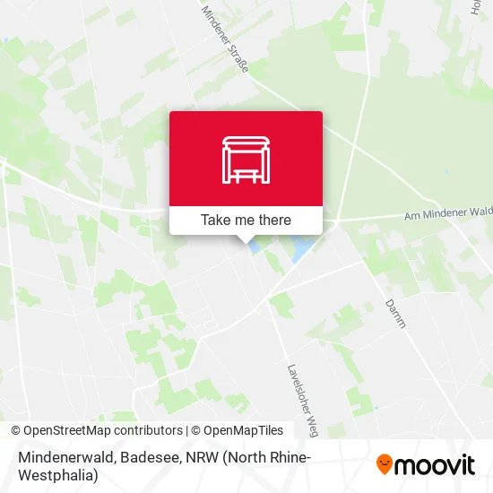 Карта Mindenerwald, Badesee