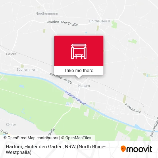 Hartum, Hinter den Gärten map