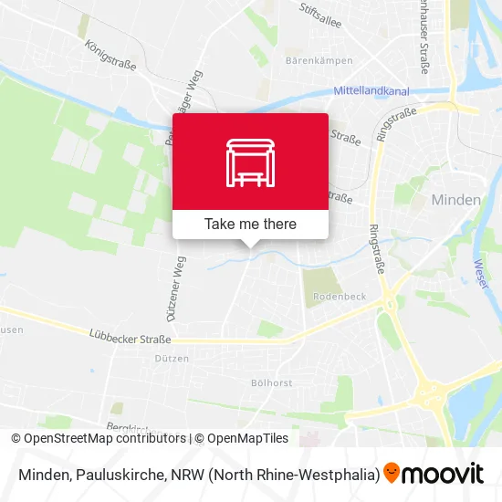 Карта Minden, Pauluskirche