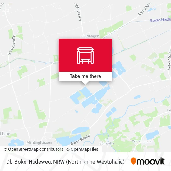 Карта Db-Boke, Hudeweg