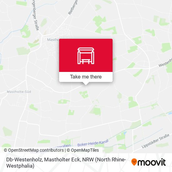 Db-Westenholz, Mastholter Eck map