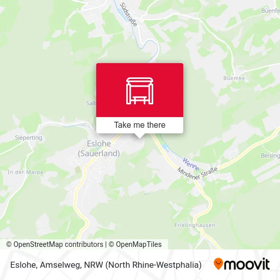 Eslohe, Amselweg map