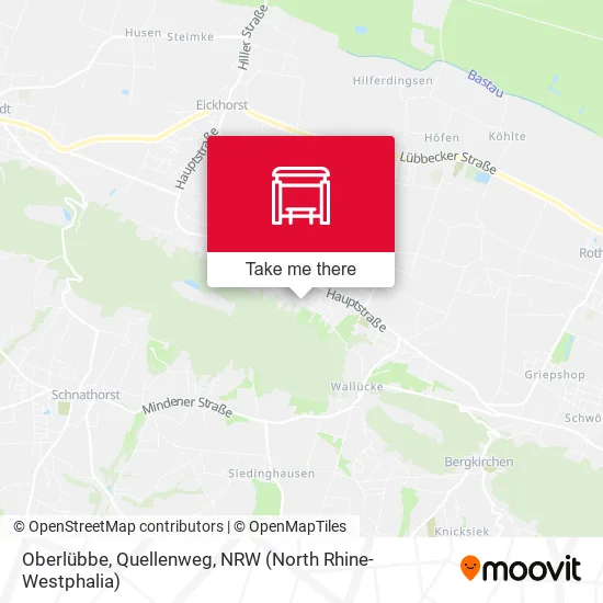 Карта Oberlübbe, Quellenweg