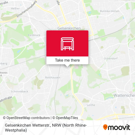 Gelsenkirchen Wetterstr. map