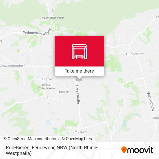 Röd-Bieren, Feuerwehr map