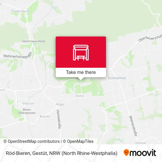 Röd-Bieren, Gestüt map