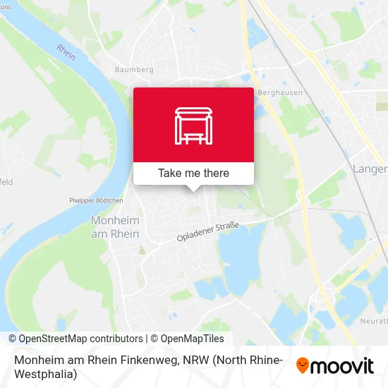 Monheim am Rhein Finkenweg map