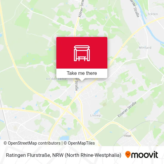 Карта Ratingen Flurstraße